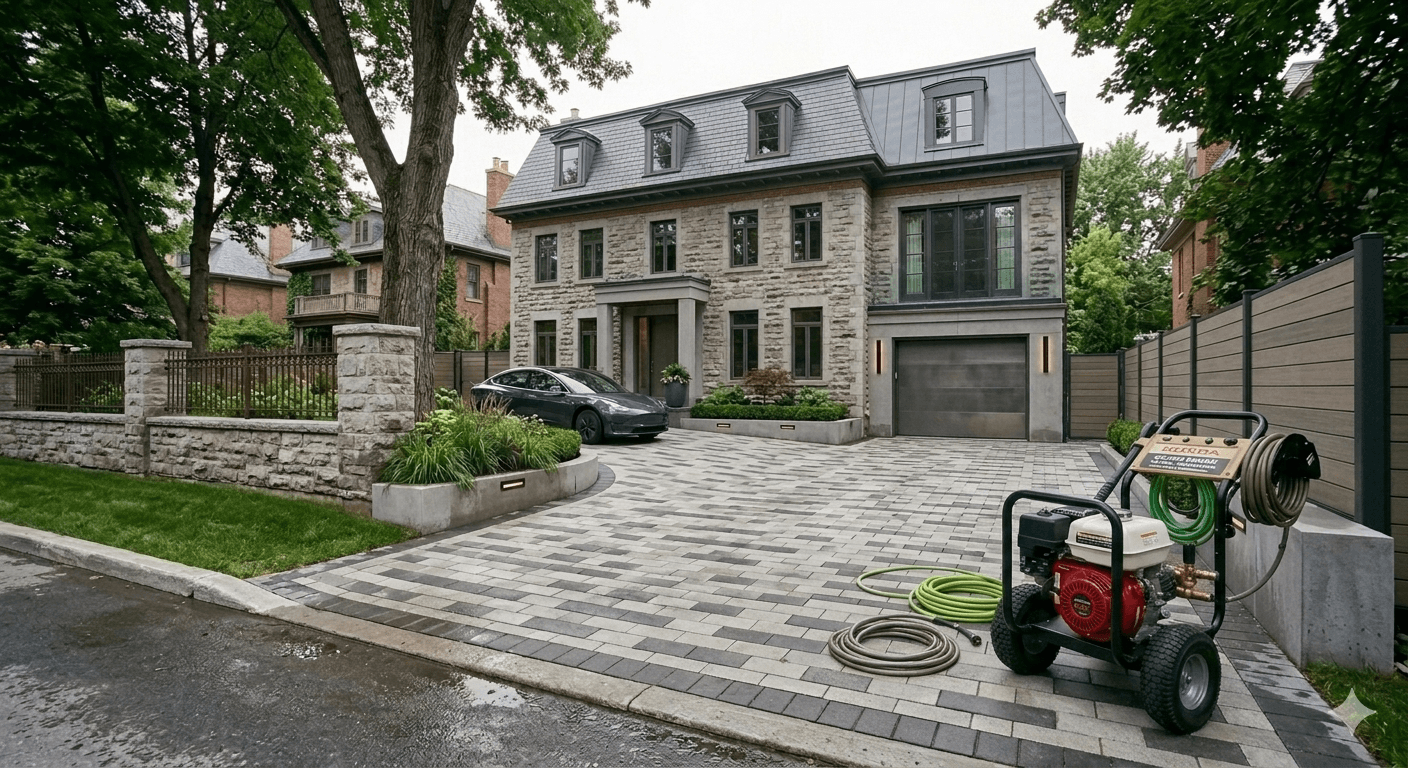 Pressure washing service